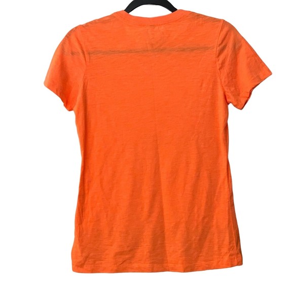 Juniors Woman's Size M "Dogs Because People Suck" Orange T-shirt Lightweight - Picture 2 of 5